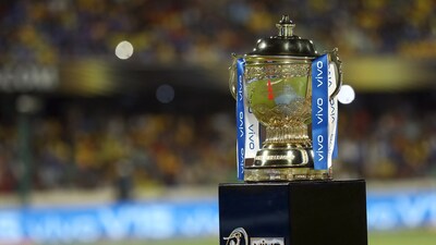 The Indian Premier League trophy (Image courtesy: Twitter/@IPL, BCCI)