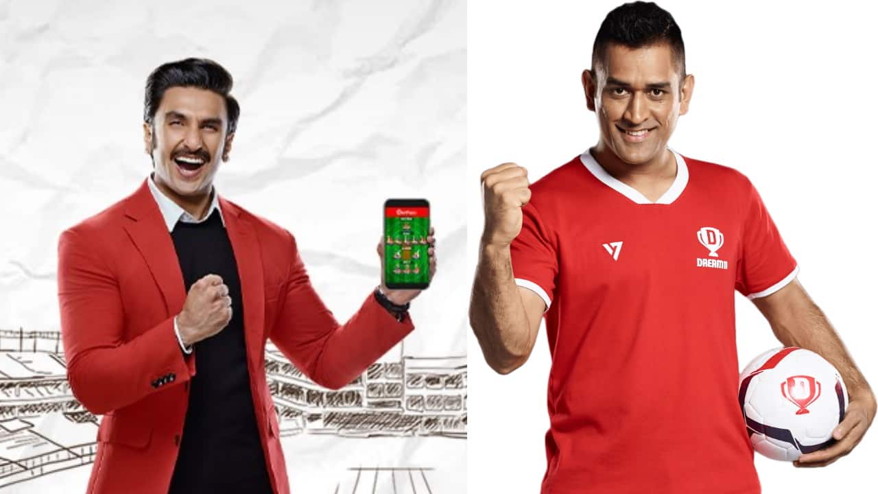 A study released by Indian Institute of Human Brands (IIHB) noted that MS Dhoni and Ranveer Singh are the most recalled celebrity endorsers during the ongoing 14th edition of IPL. Image: Twitter