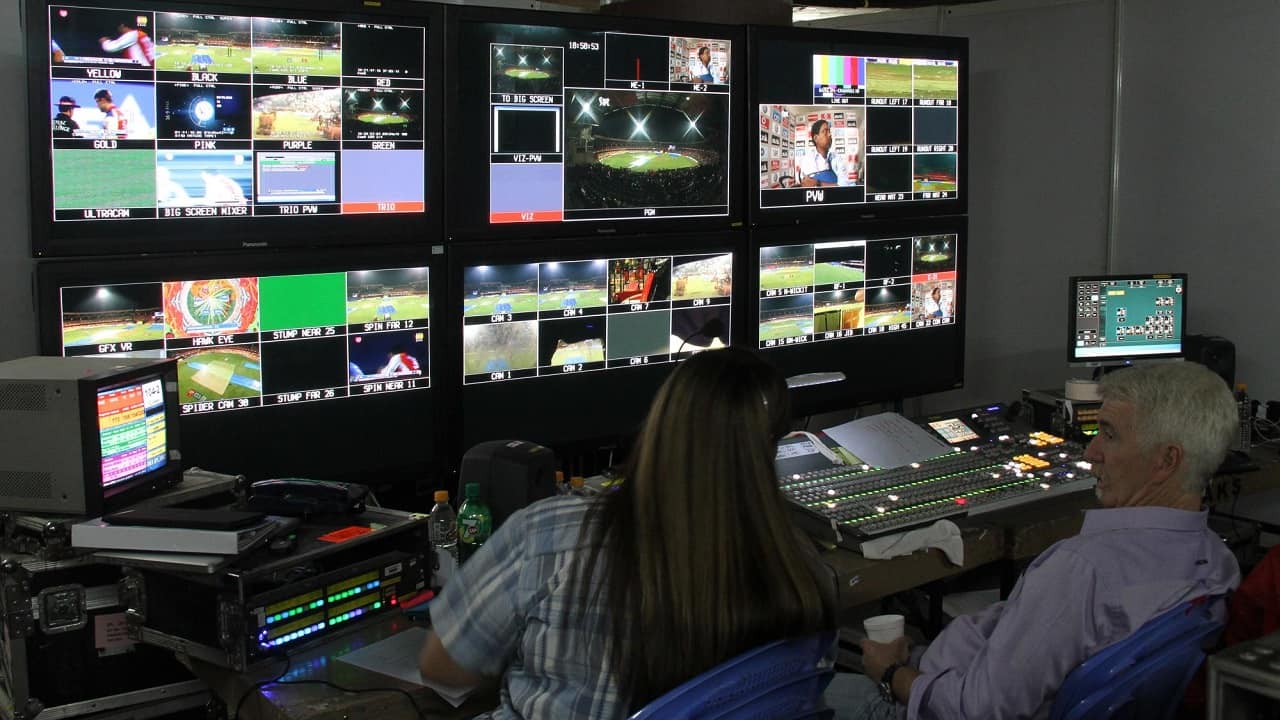 General view of an IPL production control room (Image courtesy: iplt20.com, BCCI)