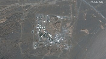 Satellite image showing Iran's Natanz nuclear facility in Isfahan on October 21, 2020. (Image: ©2020 Maxar Technologies/Handout via Reuters)