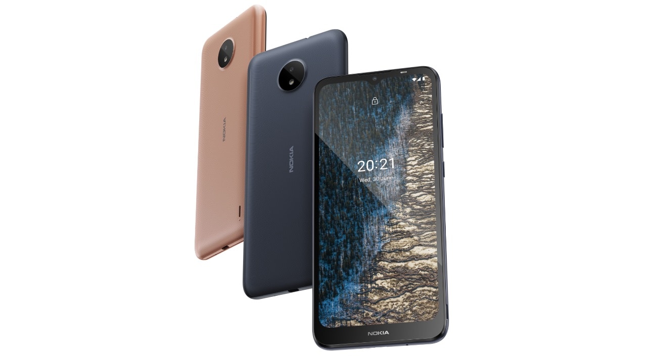 Nokia C20 specifications include a 6.51-inch HD+ display, a Unisoc SC9863a octa-core processor, up to 2GB RAM and 32GB storage. It comes with a 5MP single camera sensor. There is also a 5MP front camera for selfies. The device features a 3000 mAh battery with 5W charging via micro USB 2.0. It runs Android 11 out of the box and comes with three years of software support.