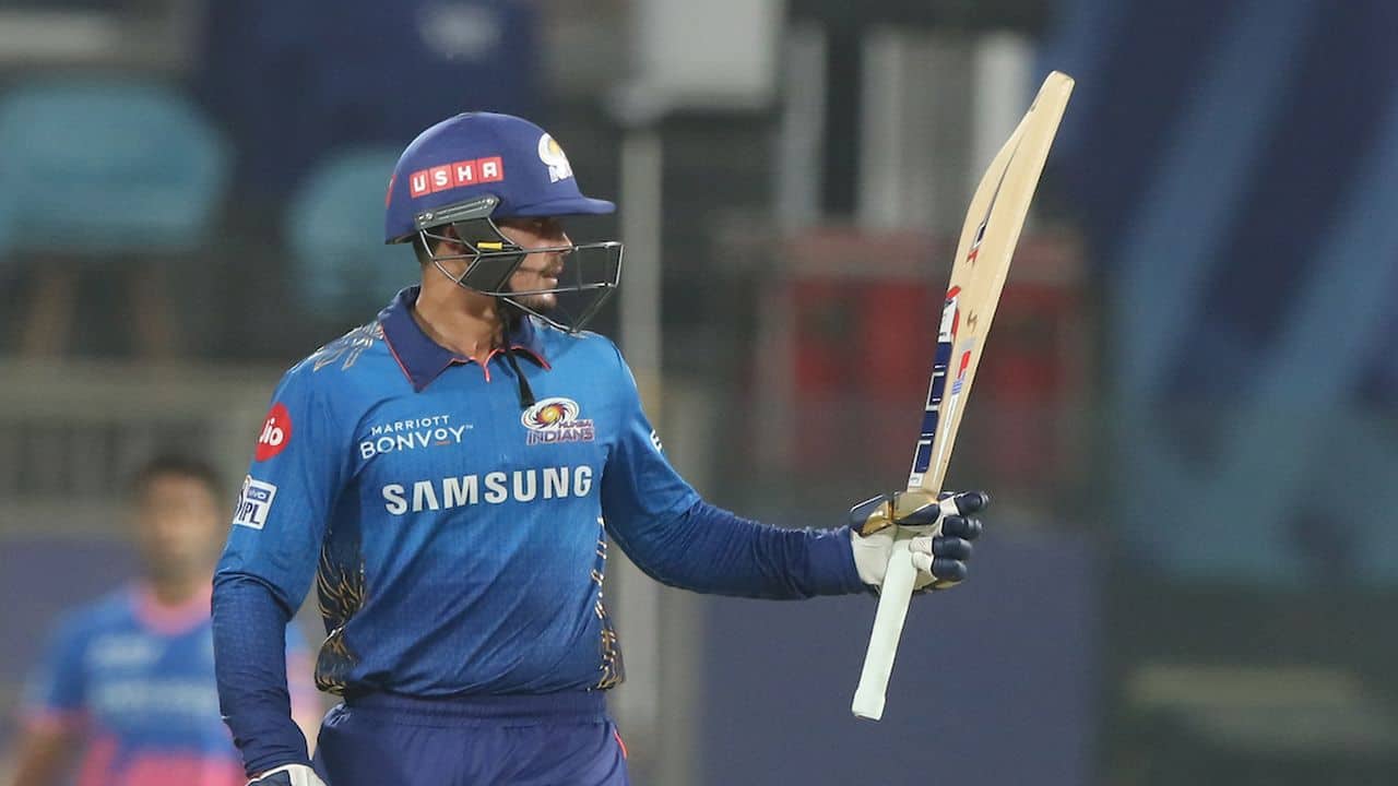 Quinton de Kock was named man of the match for his unbeaten 70 runs. (Image: Twitter/IPL, BCCI)