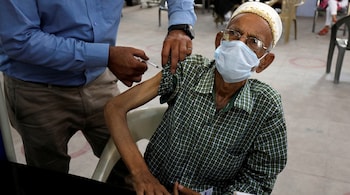 Currently, two vaccine producers are producing 64 million doses a month. 