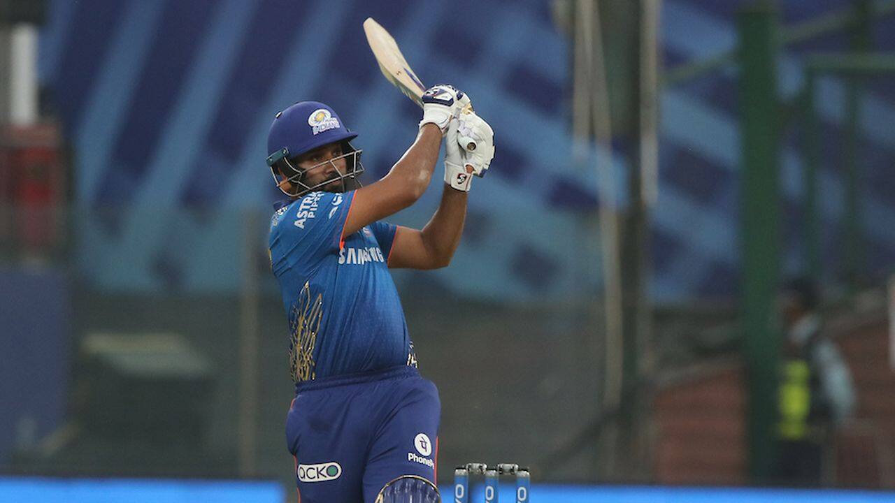 Rohit Sharma fell early with just 14 runs off 17 balls with 1 six. (Image: Twitter/IPL, BCCI)
