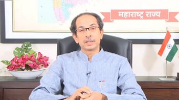 Uddhav Thackeray addressing the state on April 13 (Image: Twitter/CMOMaharashtra)