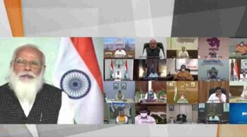 During the meeting, the CMs gave feedback about the COVID-19 situation in their respective states, said a statement issued by the prime minister’s office. ()Image: Screenshot/@narendramodi)
