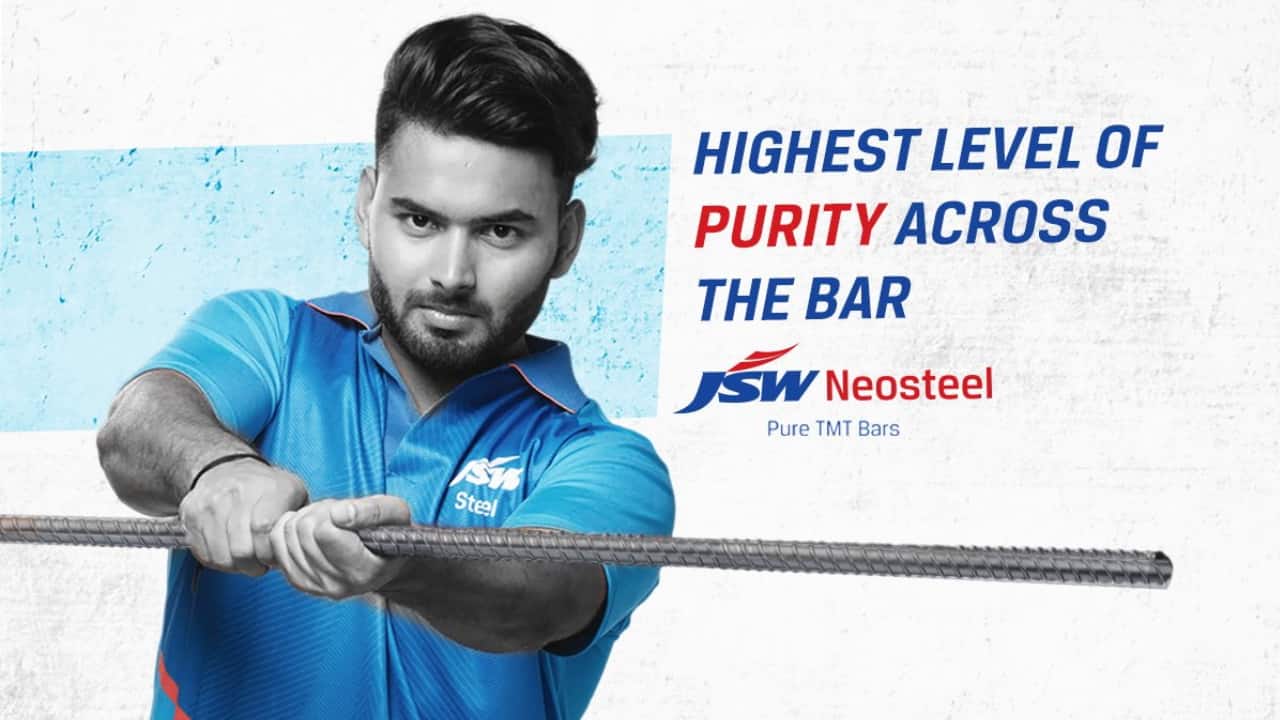 Rishabh Pant climbed up to number five position on the strength of his JSW appearances. Image: Twitter