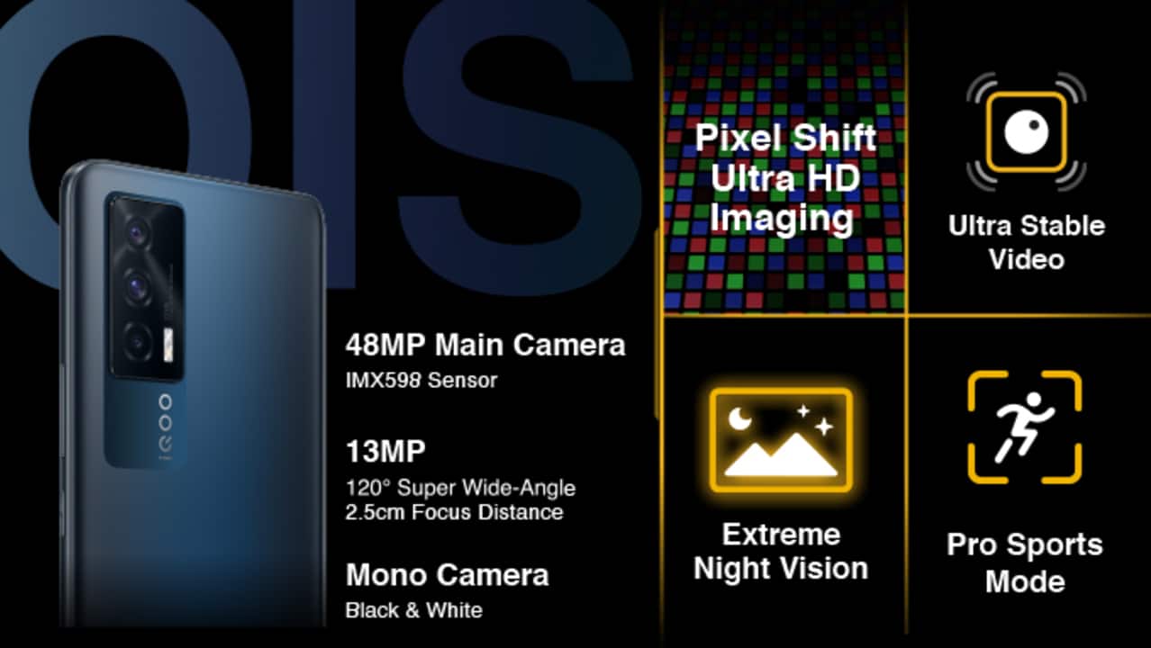 On the front, the iQOO 7 Legend has a 16 MP selfie camera, while the Mi 11X Pro boasts a 20 MP selfie shooter. Video resolution tops out at 4K at 30fps on the Mi 11X but goes up to 4K 60fps on the iQOO 7. Additionally, the iQOO 7 also comes with OIS, offering better stability while capturing videos on the move. 