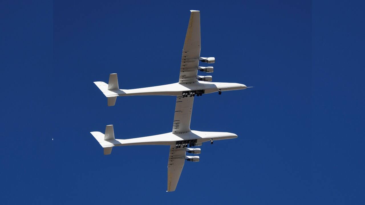 The company Stratolaunch designed it to transport hypersonic vehicles and facilitate easy access to space. (Image: Reuters)
