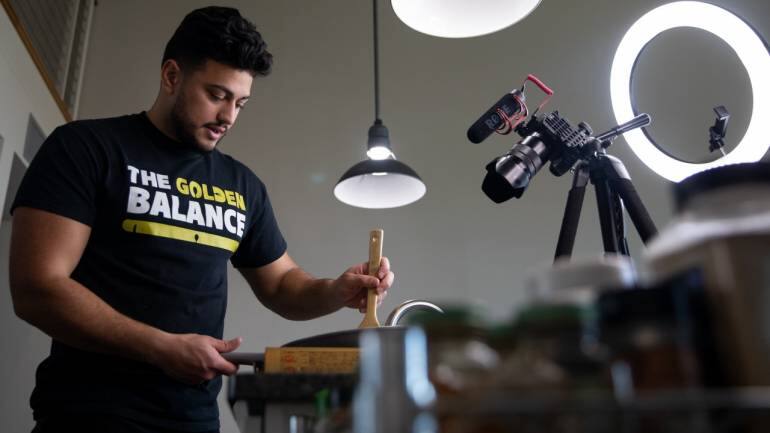 TikTok star Ahmad Alzahabi (Photo via NYT)
