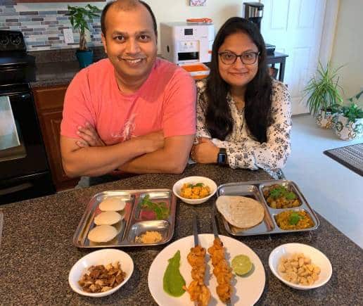 Dr Ratnakar Singh and Surabhi Sonam have been making Bihari dishes, from parathas to poha, at home.