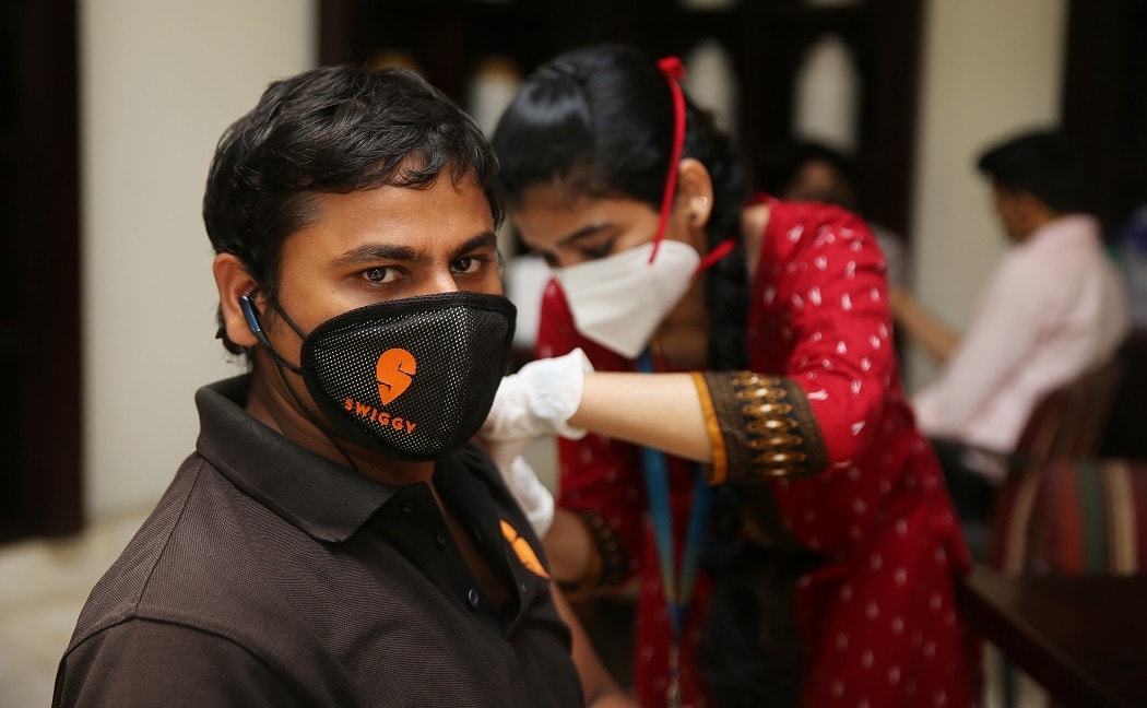 Swiggy begins vaccination of delivery partners, frontline staff in Bengaluru