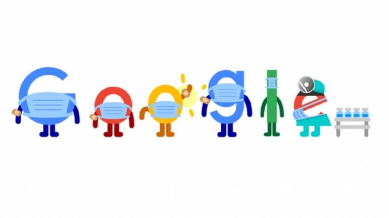 Covid-19 prevention: Google Doodle reminds people to wear masks to curb  spread - BusinessToday