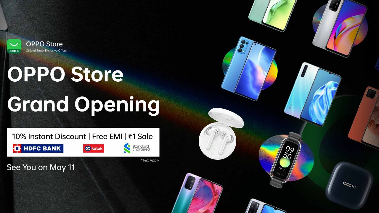 Oppo E-Store launched in India; Introductory offers include Rs 1 Flash Sale, up to 80% discounts and more