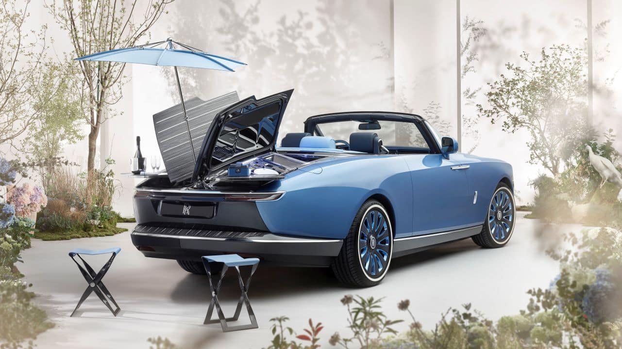 Powertrain figures haven’t been specified by Rolls Royce yet, but we expect the Boat Tail to be powered by the 6.75-litre twin-turbo V12 that sits in the Ghost, Phantom and the Cullinan. (Image source: Rolls Royce)