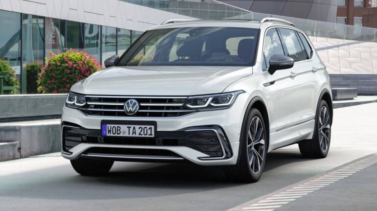 2021 Volkswagen Tiguan Allspace facelift unveiled internationally