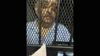 Photo of Mehul Choksi released by a local media outlet showing him behind bars (Image: Antigua News Room)
