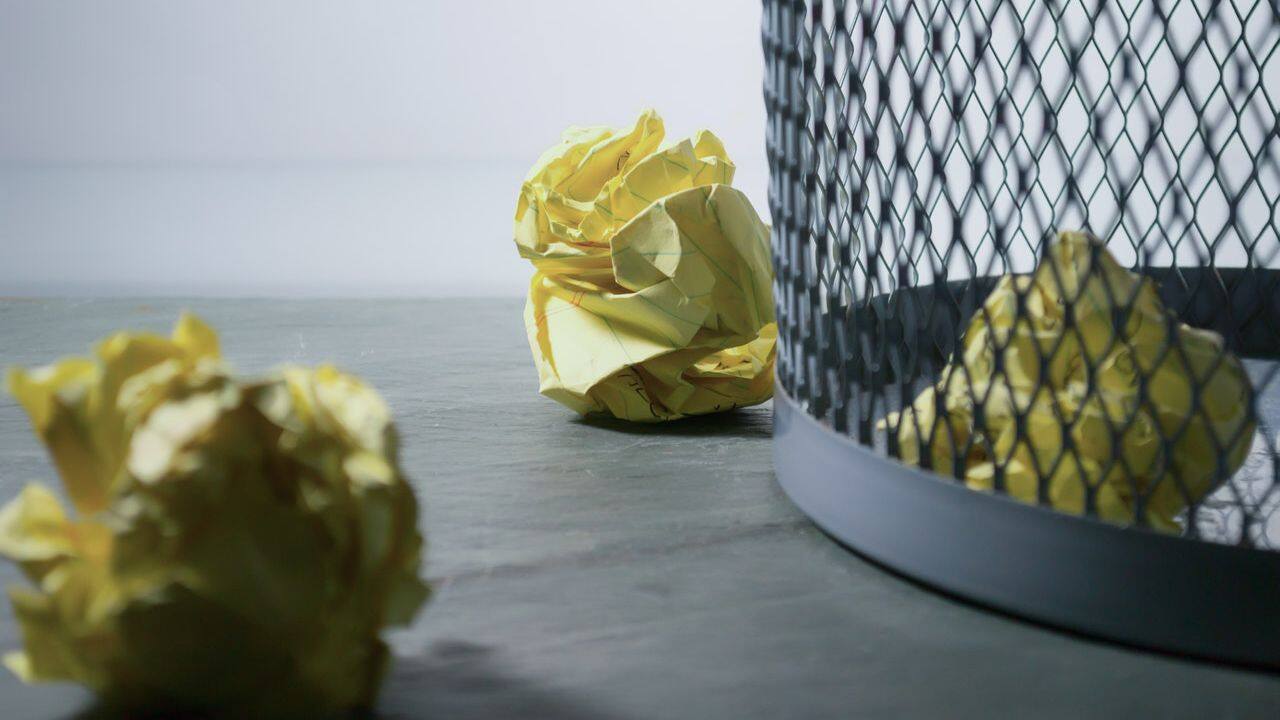The art of not writing