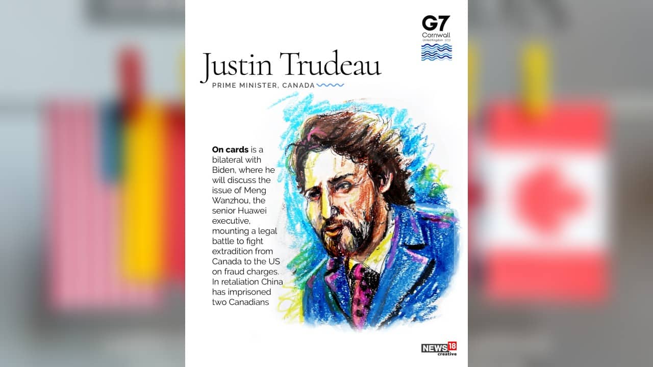 Canada Prime Minister Justin Trudeau | On cards Trudeau is a bilateral with Biden, where he will discuss the issue of Meng Wanzhou, the senior Huawei executive, mounting a legal battle to fight extradition from Canada to the US on fraud charges. (Image: News18 Creative)