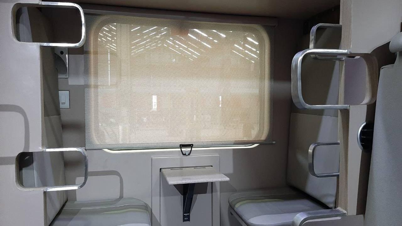 The AC 3-tier Economy Class coaches boast injury-free spaces and holders for water bottles, magazines and mobile phones, an improved and modular design of berths and seats, and also snack tables that are foldable in both transverse and longitudinal bays. Additionally, for each berth, individual reading lights, as well as mobile charging points, are provided in addition to the standard sockets. The coach has been provided with extra berths as in the new AC 3-tier Economy Class coach, the number of berths has been increased to 83 from 72. There are also wider doors in the coach, making it convenient for specially-abled passengers. In the current and next financial years, RCF has a production plan of 248 coaches. 