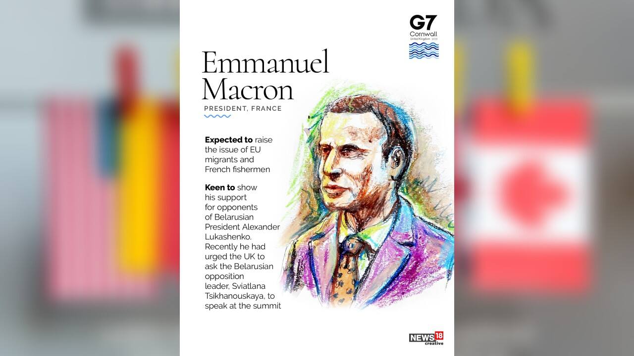 France President Emmanuel Macron | He is expected to raise the issue of EU migrants and French fishermen. (Image: News18 Creative)