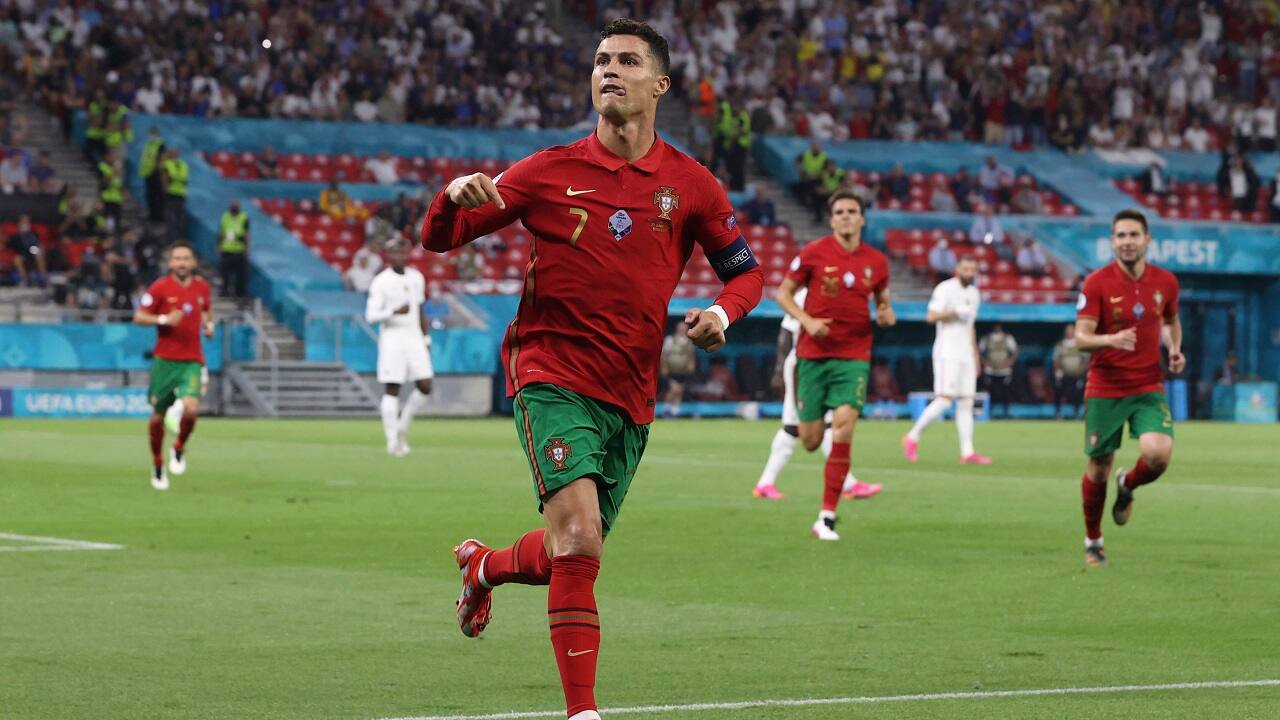 In Pics Euro 2020 Portugal s Cristiano Ronaldo Steps Closer To 