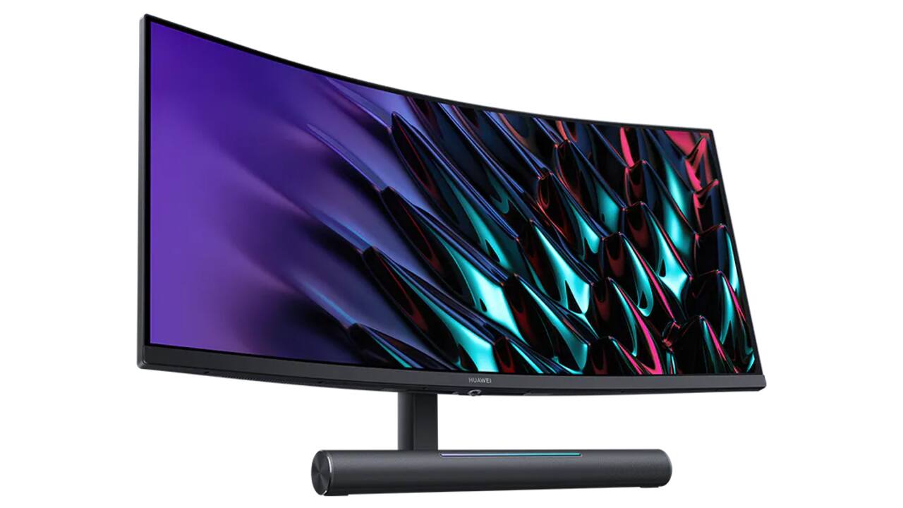 The Huawei MateView GT is a 34-inch monitor with an LCD panel and a 21:9 aspect ratio. The monitor features a 3,440 x 1,440-pixel resolution with a 1500R curvature. The MateView GT boasts a 165Hz refresh rate with a typical brightness of 350 nits and a 4000:1 contrast ratio. The monitor supports HDR10, 90 percent DCI-P3 coverage, and 121 percent sRGB coverage. It also has a built-in soundbar with stereo speakers, 2x 2.5W. The Huawei MateView GT is a 34-inch monitor with an LCD panel and a 21:9 aspect ratio. The monitor features a 3,440 x 1,440-pixel resolution with a 1500R curvature. The MateView GT boasts a 165Hz refresh rate with a typical brightness of 350 nits and a 4000:1 contrast ratio. The monitor supports HDR10, 90 percent DCI-P3 coverage, and 121 percent sRGB coverage. It also has a built-in soundbar with stereo speakers, 2x 2.5W.