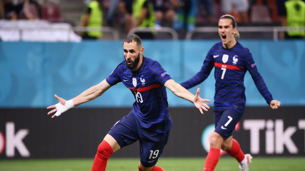 Karim Benzema, recalled to the France squad for the tournament after a five-and-a-half-year international exile, then struck a quick-fire double to put the Euro 2016 finalists back on track. He had also scored both of France's goals in their final group stage fixture against Portugal. (Image: Reuters)