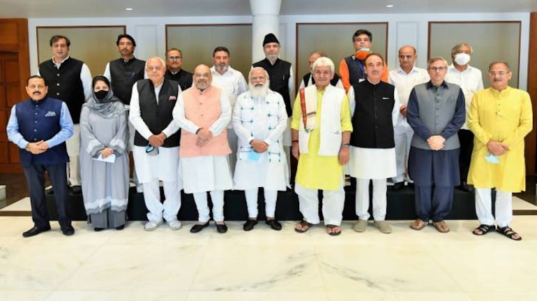 On June 24, PM Narendra Modi chaired the first high-level engagement between the Centre and J&K leaders since the scrapping of J&K’s special status in August 2019. (Image : @narendramodi)