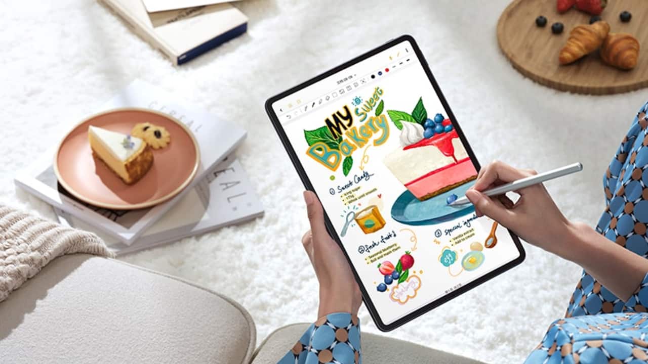 While the Huawei MatePad Pro 12.6 and MatePad Pro 10.8 occupy a space in a more premium range, the MatePad 11 is a more affordable HarmonyOS 2.0 tablet. The MatePad 11 sports a 10.95-inch LCD panel with a 2,560 x 1,600-pixel resolution and a 120Hz refresh rate. The tablet is also powered by the Snapdragon 865 SoC paired with 6GB RAM and 128GB storage. The MatePad Pro 11 packs a 7,250 mAh and sports 22.5W fast charging. The MatePad 11 will retail for €399 (Roughly Rs 35,500) in Europe. While the Huawei MatePad Pro 12.6 and MatePad Pro 10.8 occupy a space in a more premium range, the MatePad 11 is a more affordable HarmonyOS 2.0 tablet. The MatePad 11 sports a 10.95-inch LCD panel with a 2,560 x 1,600-pixel resolution and a 120Hz refresh rate. The tablet is also powered by the Snapdragon 865 SoC paired with 6GB RAM and 128GB storage. The MatePad Pro 11 packs a 7,250 mAh and sports 22.5W fast charging. The MatePad 11 will retail for €399 (Roughly Rs 35,500) in Europe.