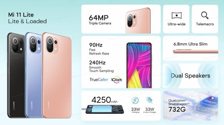 Xiaomi 11 Lite 5G NE - Price in India, Specifications, Comparison (28th  February 2024)