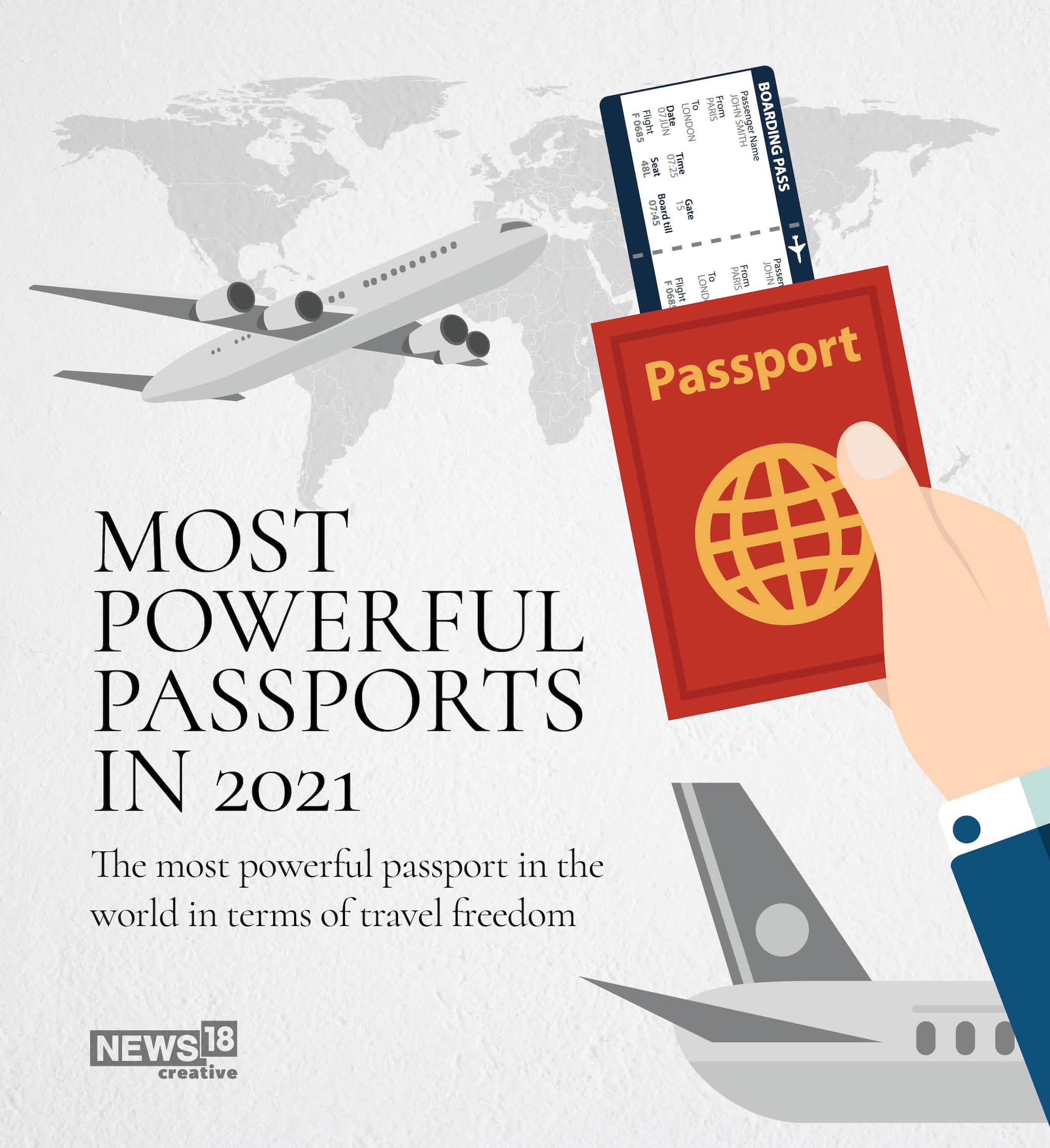 In charts: Most powerful passports in 2021