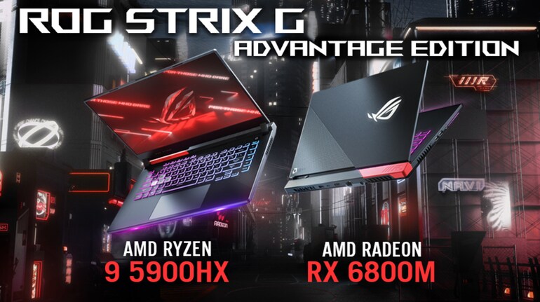 Asus Rog Strix G15 Strix G17 Advantage Edition Launched With Amd Ryzen 5900hx Cpu And Radeon Rx 6859