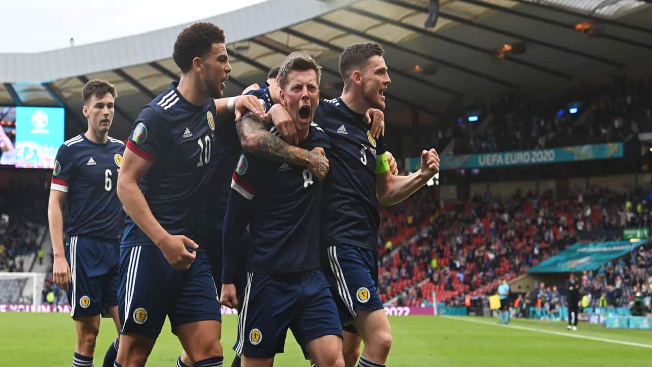Callum McGregor cancelled out Nikola Vlasic's early opener to give the hosts hope heading into half-time. But Modric showed the class that made him the man to break Lionel Messi and Cristiano Ronaldo's grip on the Ballon d'Or in 2018, a stunning strike with the outside of his right foot just after the hour mark restoring Croatia's lead. (Image: Reuters)