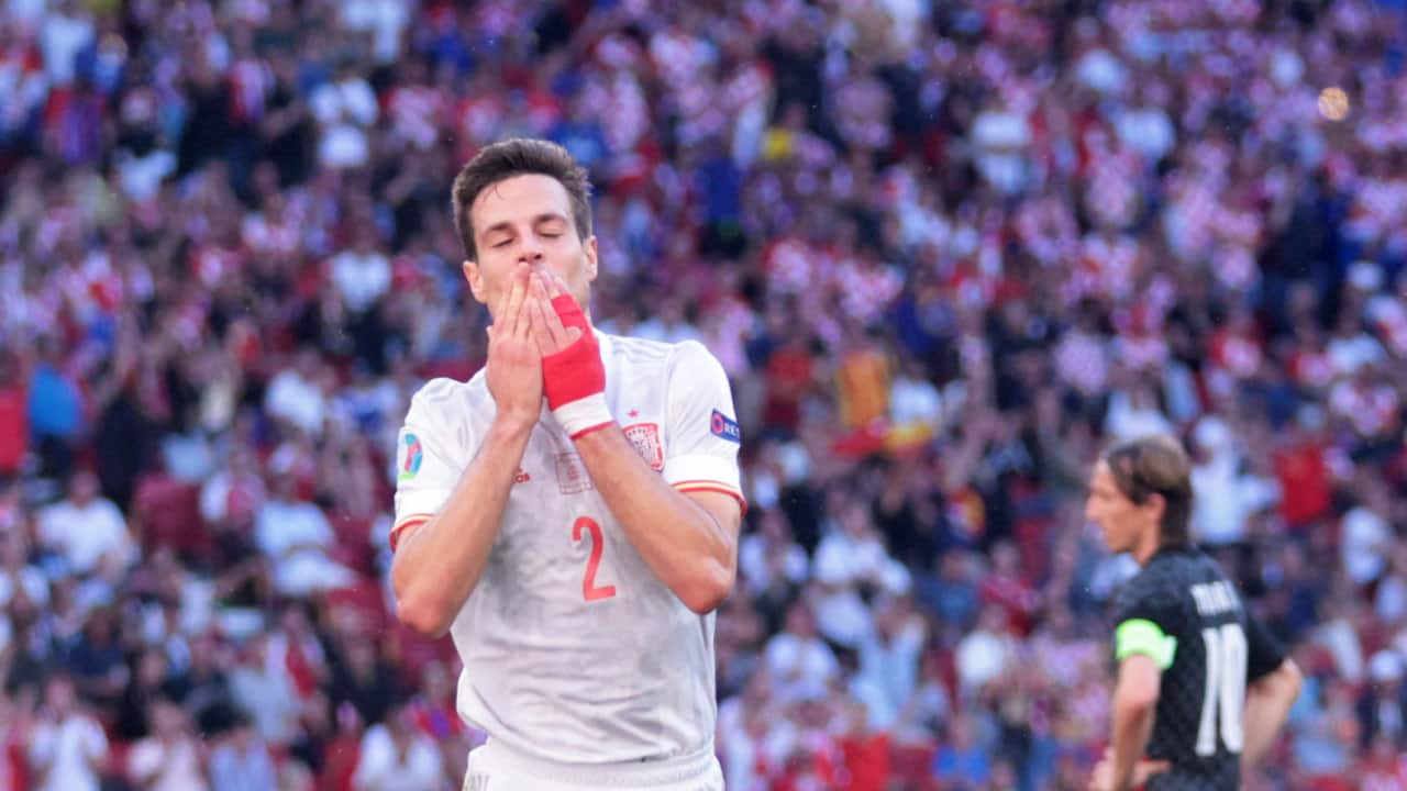 Spain was enjoying almost 80 percent of the possession in the opening 20 minutes and were creating plenty of chances, but it all turned in the blink of an eye when a horrendous error from Unai Simon saw Spain concede in the 20th minute without Croatia even attempting a shot on goal. Pedri sent a long back pass to Unai Simon, who makes a mess of it and could only watch the ball roll into how own goal. (Image: Reuters)