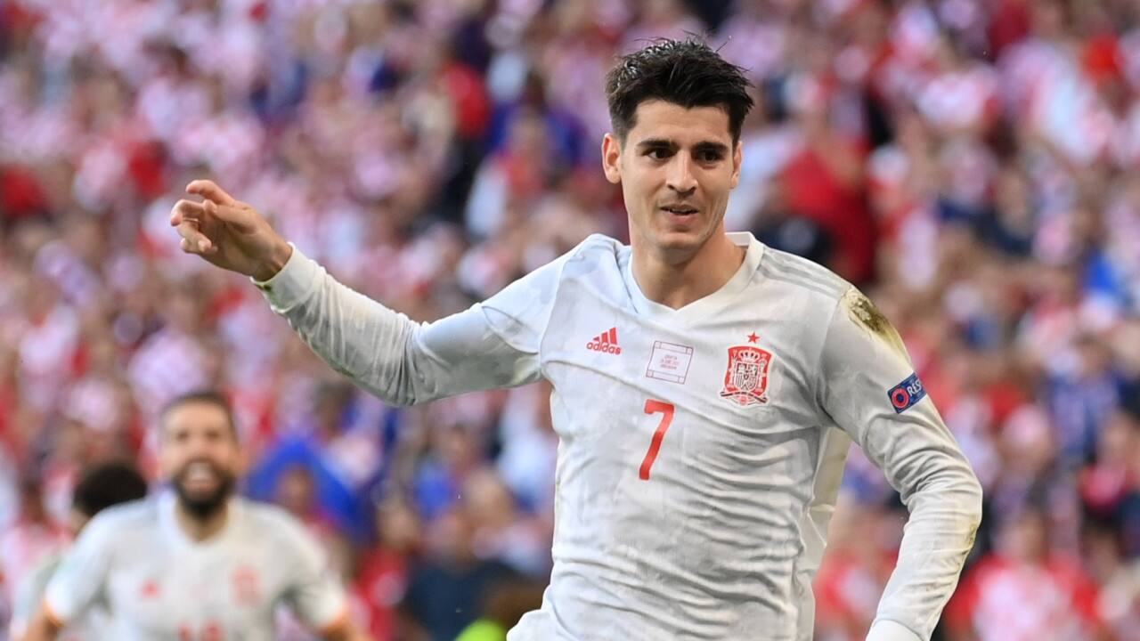 Ferran Torres scored Spain’s third in the 77th minute. It all happened quickly. Gaya was brought down on the left side of the field near the half-line. He took the resultant free-kick quickly to find Torres on the right flank. He made a surging run forward, cut beyond Gvardiol and stroked the ball under the keeper. Spain were ahead by two! (Image: Reuters)