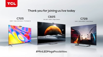 The TCL C825 features a starting price of Rs 1,14,990 for the 55-inch model, while the 65-inch model will set you back Rs 1,49,990.