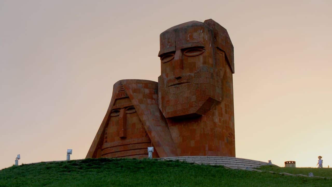 Tatik Papik monument 1967 Armenia unsplash