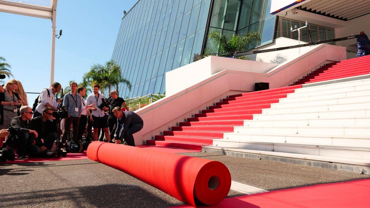 The festival will reduce the volume of red carpet by 53%, and use recycled materials as part of a new initiative to make the event carbon-neutral.