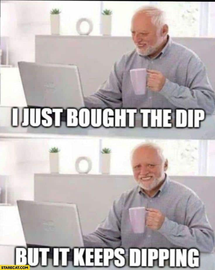 crypto meme dip