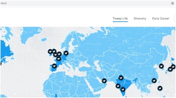 Twitter's Career Website shows demarcation between India Map and Jammu and Kashmir, Ladakh. (Source: careers.twitter.com)