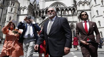 (File) Vijay Mallya leaving the High Court.