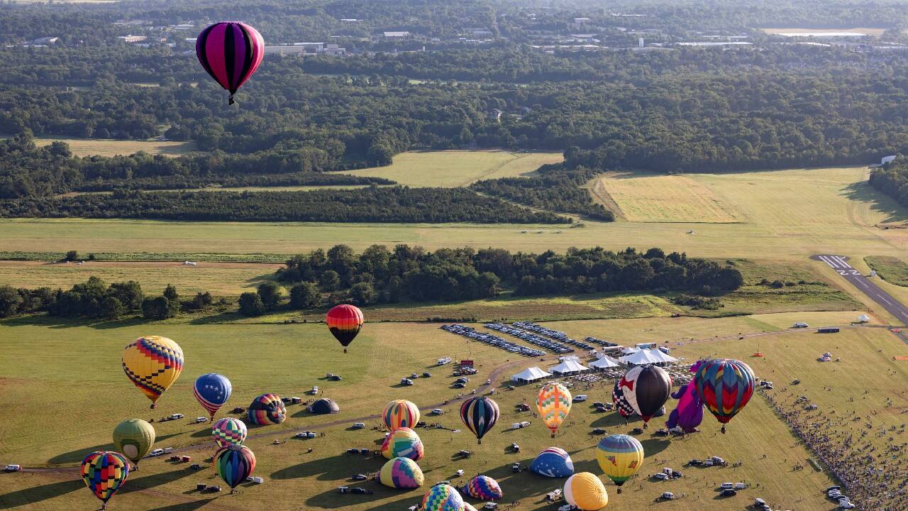 In Pics Hot air balloons fill New Jersey skies