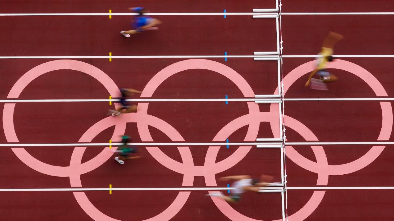 Olympic athletes can be enthralling from many angles. Some perspectives say more than others. (Image: AP)