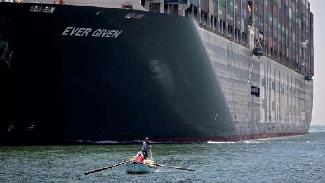 The Taiwanese-operated and Panama-flagged vessel was refloated on March 29, and tailbacks of 420 vessels at the canal's northern and southern entrances were cleared in early April. (Image: AFP)