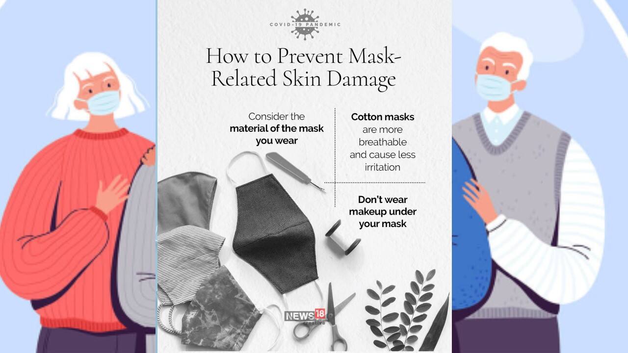 How to prevent mask-related skin damage (Image: News18 Creative)