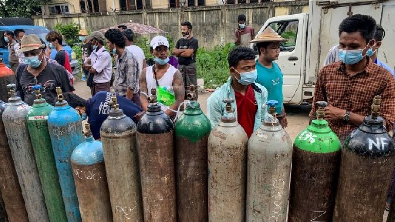 Vaccine rollouts have also been slow -- only around 1.75 million people have been vaccinated in the country of 54 million, according to the junta. &quot;The junta lacks the resources, the capabilities, and the legitimacy to bring this crisis under control,&quot; UN Special Rapporteur on Myanmar Tom Andrews said on July 14. &quot;The crisis... is particularly lethal because of the pervasive mistrust of the military junta.&quot; (Image: AFP)