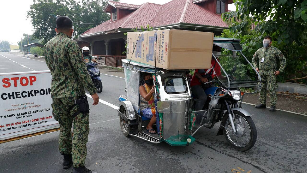 The Philippine Institute of Volcanology and Seismology agency asked people to stay away from a small island in a scenic lake where Taal sits and is considered a permanent danger zone along with a number of nearby lakeside villages in Batangas province south of Manila. (Image: AP)
