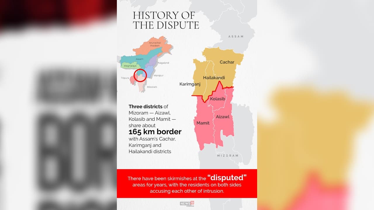 There have been skirmishes at the “disputed” areas for years, with the residents on both sides accusing each other of intrusion. (Image: News18 Creative)