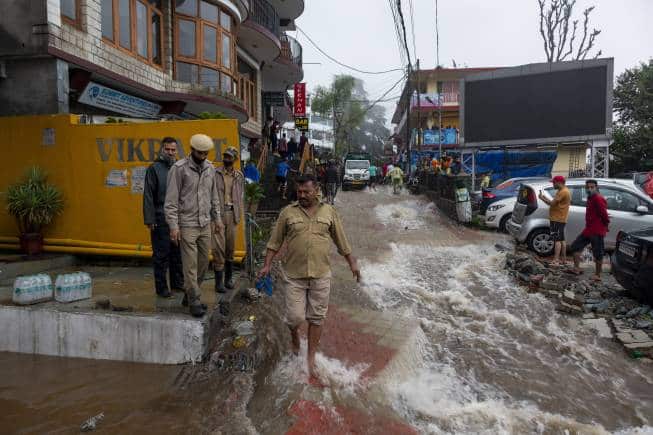 In Pics | Torrential rains trigger flash floods in Himachal Pradesh, Jammu
